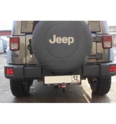 Фаркоп (ТСУ) для JEEP Wrangler 2007- съемный шар на двух болтах 3.1тонны Босал