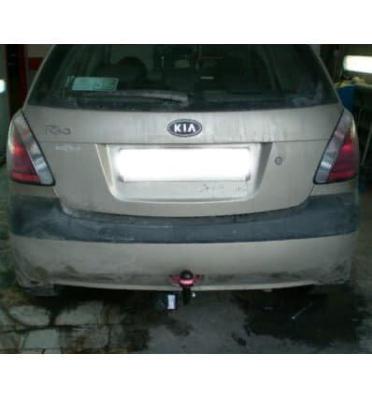 Фаркоп (ТСУ) для KIA Rio II (JB) 2005-2009 хетчбек съемный шар на двух болтах 1.1тонны Босал