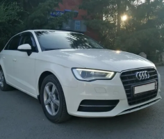 Дефлекторы окон (ветровики) Audi A3 Hb (8V) 2013"EuroStandard" (Ауди А3) Кобра Тюнинг