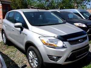 Дефлектор капота (мухобойка) Ford Kuga 2008-2012 (Форд Куга) SIM