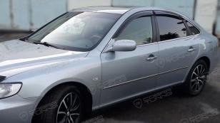 Дефлекторы окон (ветровики) Hyundai Grandeur IV Sd 2005-2011 (Хюндай Грандеур) Кобра Тюнинг