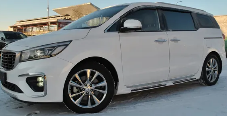 Ветровики (дефлекторы окон) Kia Carnival 2014-2020 Кобра Тюнинг